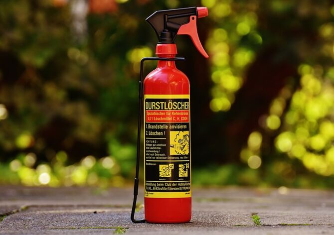 Image of fire extinguisher