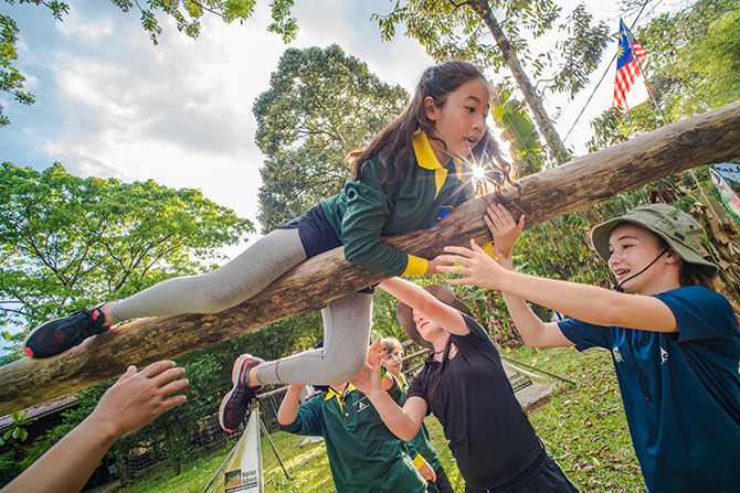 Australian International School children and outdoor activities