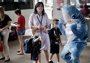 Students at AIS Singapore