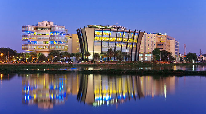 Bangalore skyline