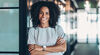 Portrait of a smiling businesswoman