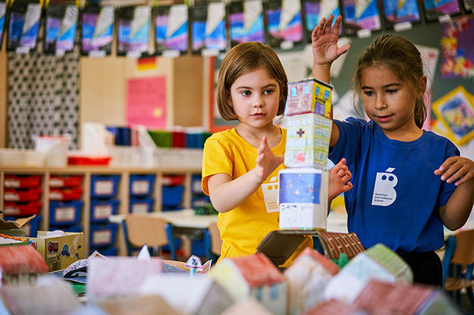 Children at the Bavarian International School