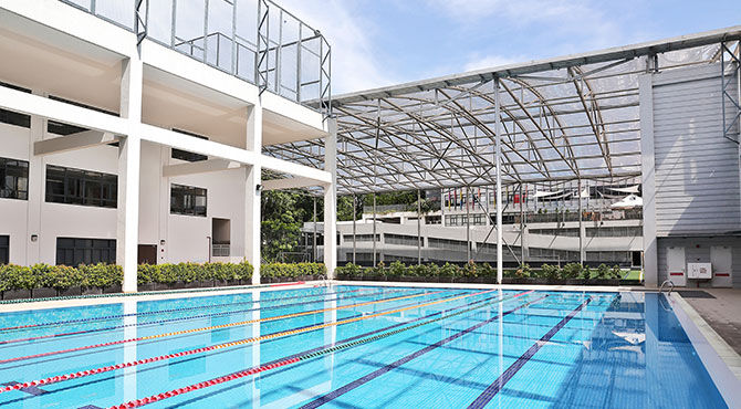 The British International School of Kuala Lumpur outdoor pool