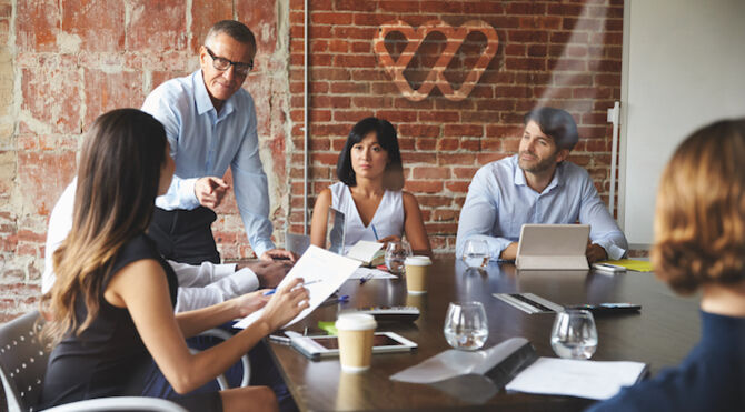 Image of boardroom meeting