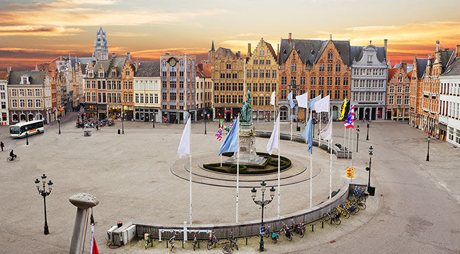 Belgium - Bruges market centre
