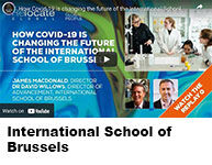 How Covid-19 is changing the future of the International School of Brussels