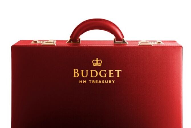 Budget red despatch case