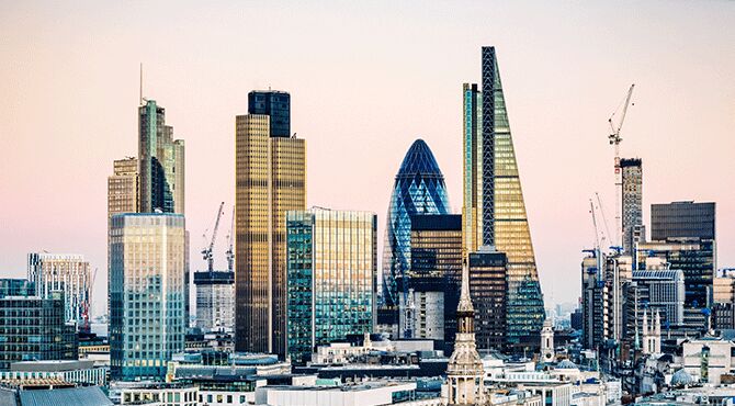 City of London skyline