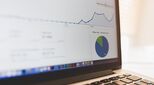 Image of computer and graph