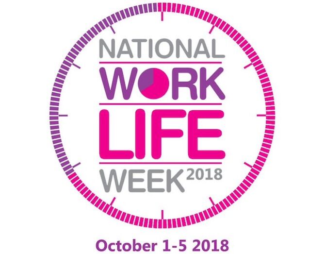 National Work Life Week 2018 logo