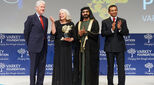 Bill Clinton, Nancie Attwell, Global Teacher Prize ceremony