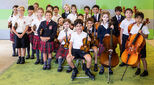 Young student musicians at Dulwich College Singapore