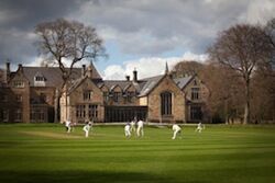 Durham School playground and cricket pitch