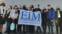 Group photo of EIM students and staff