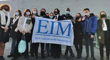 Group photo of EIM students and staff
