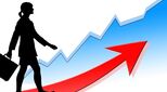 Women with briefcase illustration