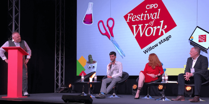Image from CIPD Festival of Work panel session