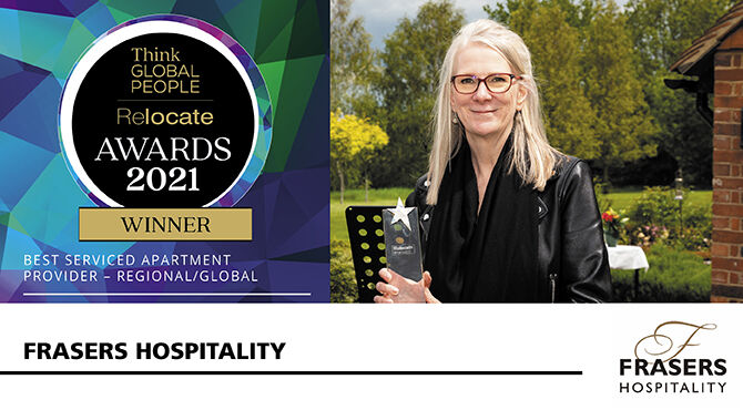 Winner of the 2021 Relocate Award for Best Serviced Apartment Provider – Regional/Global