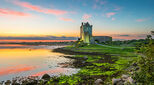 Dunguaire Castle on shores of Galway Bay Ireland