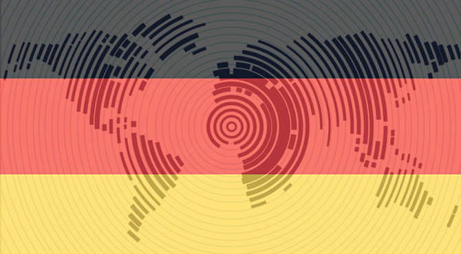 German flag with Hays logo
