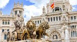 Cibeles fountain at Plaza de Cibeles in Madrid