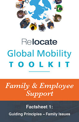 Global Mobility Toolkit: Factsheet: Family/Employee Support: Family Issues graphic