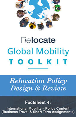 Relocate Global Mobility Toolkit Relocation Policy Design and Review Factsheet 4