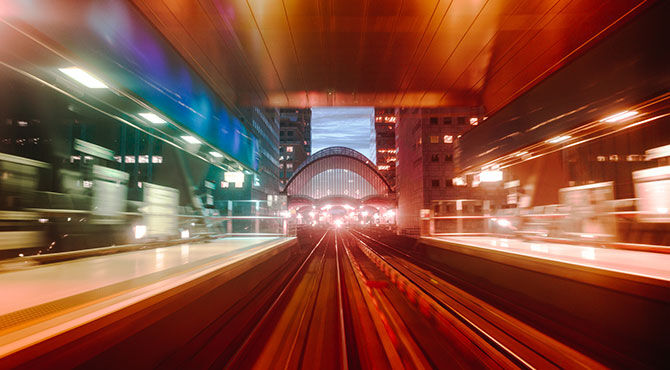 High speed trains in London