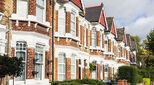 Row of houses in North London