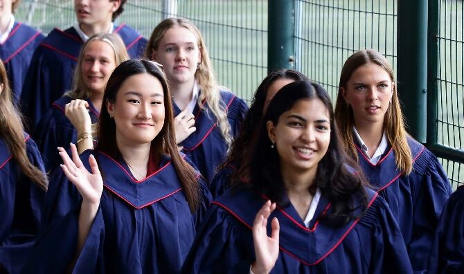 Tanglin Trust graduation parade