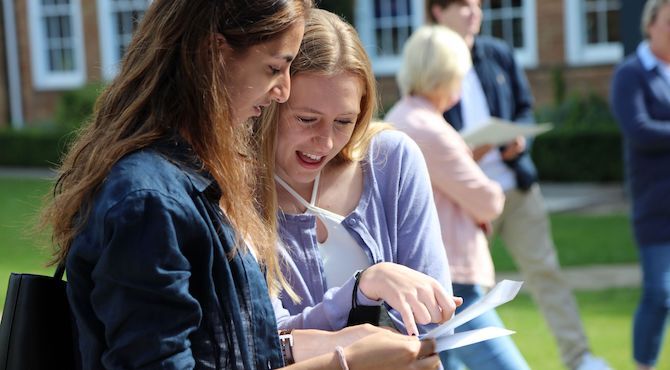 Lena and Jess from Taunton School