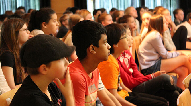 Ape research and Solar Lamps: your average school assembly!