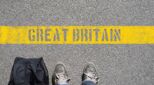 Immigration line on uk road
