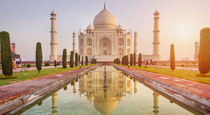 Taj mahal sunrise