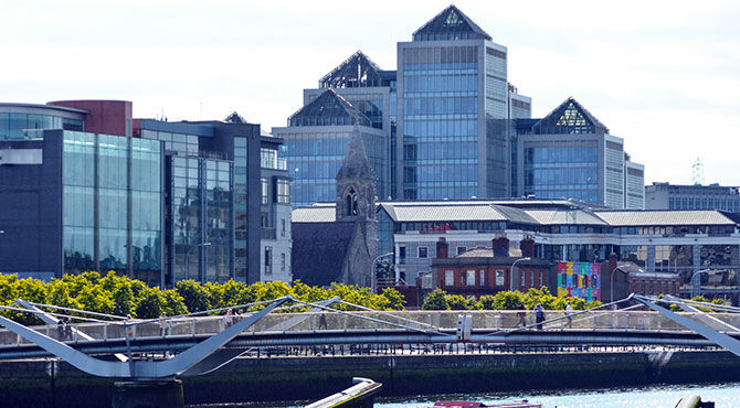 Dublin financial district