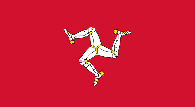 National flag Isle Of Man