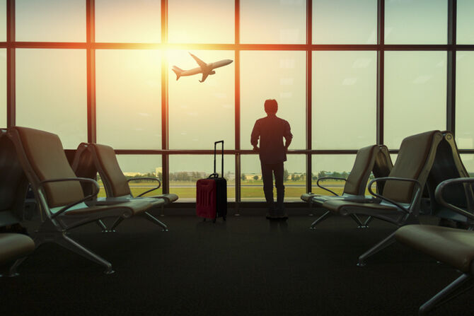 lone-person-airport-lounge-stock-image