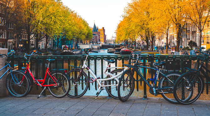 Amsterdam tech centre canal