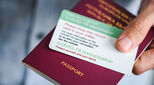 passport with covid vaccine card