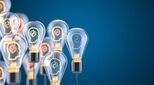 Image of lightbulbs with head outline