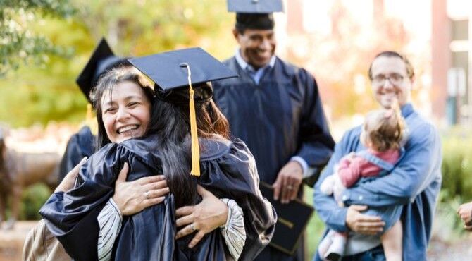 university-students-graduation-celebrate-parents