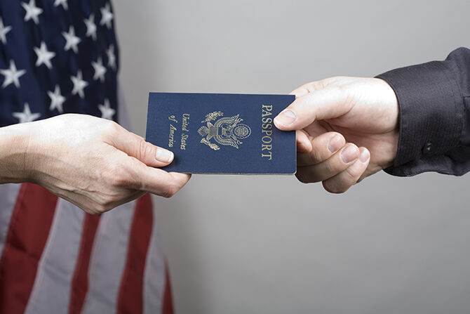 Istock USA passport immigration