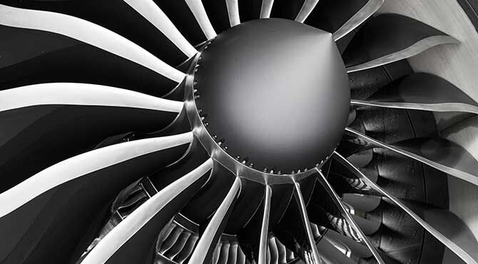 A Rolls-Royce engine, as Rolls and BP announce profits for the first half of 2017