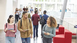 university building students