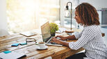 Woman on laptop