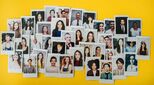 Image of group of polaroid photos of individuals