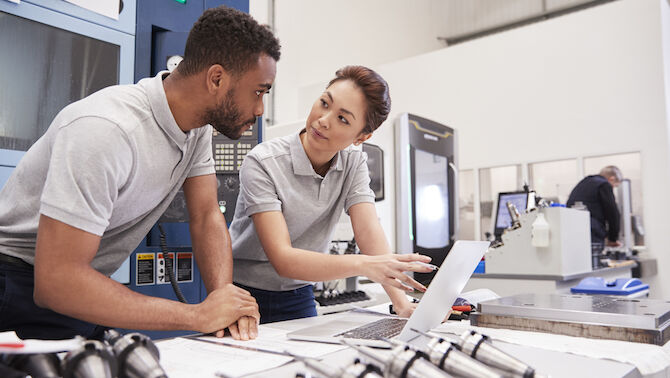 A shortage of skilled workers and delays in implementing the government's industrial strategy are causing major headaches for UK manufacturers. Photo: iStock/monkeybusinessimages