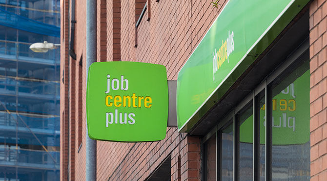 Job Centre Plus entrance