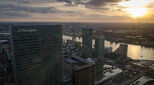 JP Morgan and view of central London