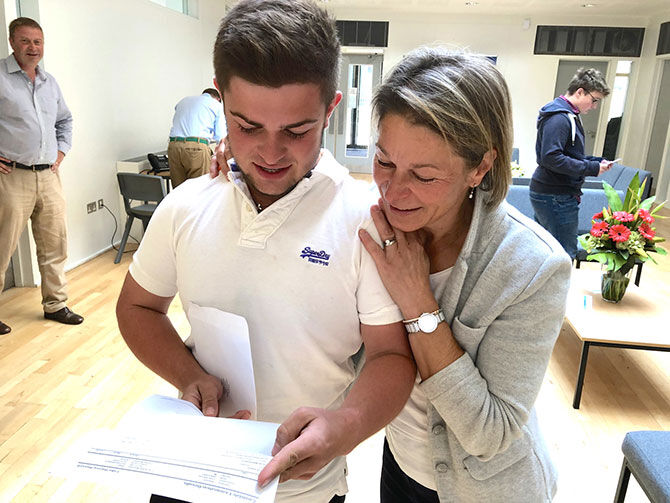 Kingham Hill School student receives his GCSE results